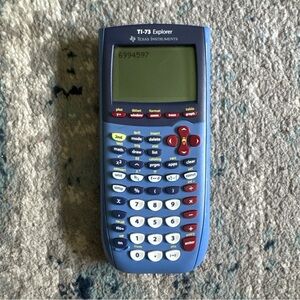 Texas Instruments Blue and Red TI-73 Explorer